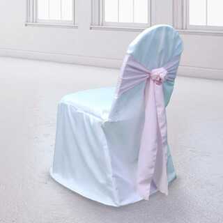 chair cover with sashes