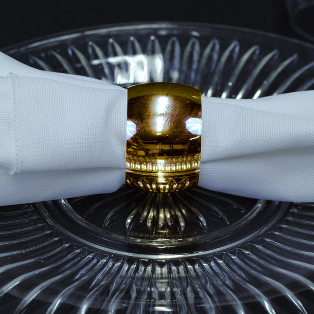 gold napkin ring