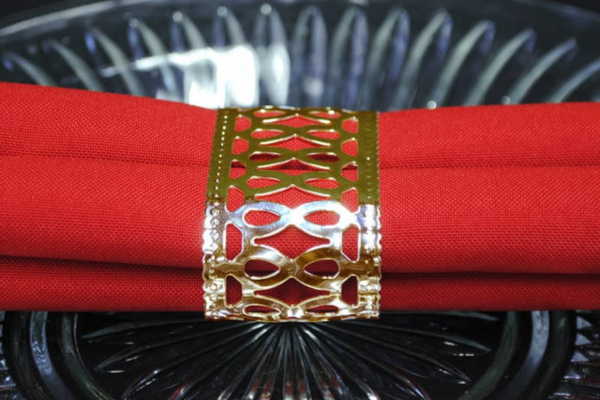 napkin gold ring